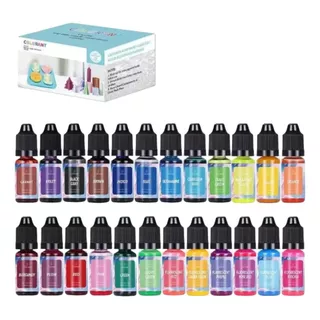 Colorante Concentrado  Velas Y Jabones 10 Ml X 24 Unid