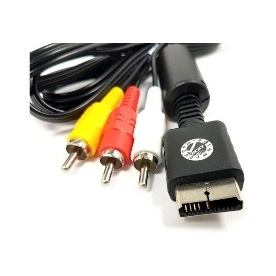 Cable Av Audio Estéreo Y Video Compatible Con Ps1 Ps2 Ps3 