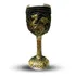 Viking Medieval Cup - Copa de vino de acero inoxidable de resina de color decorada
