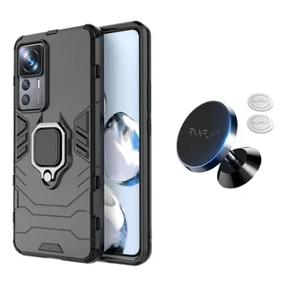 Capa Armor + Suporte Veicular P/ Xiaomi 12t / 12t Pro (6.67)