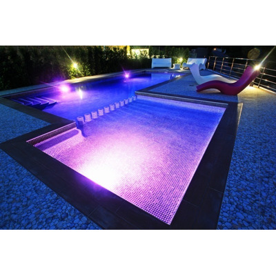 X3 Subacuatico Piscina Pileta Led Rgb Control Con Fuente 