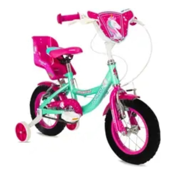 Bicicleta De Nena Rodado 12 Top Mega Magical Infantil