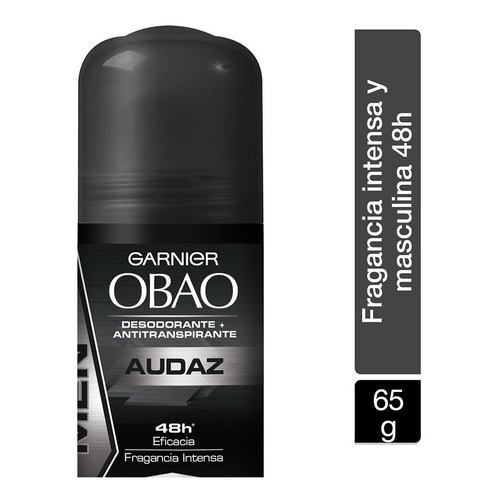 Desodorante Hombre Roll On Obao Audaz Garnier 65g Fragancia Neutral