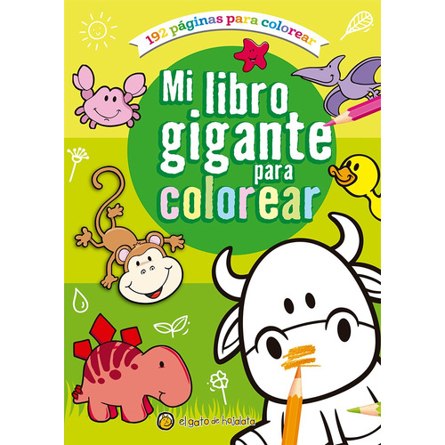 Mi Libro Gigante Para Colorear - Verde - El Gato De Hojalata