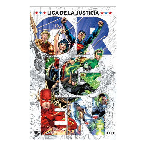 Liga De La Justicia: Origen (edición Deluxe), De Geoff Johns. Editorial Ecc, Tapa Dura En Español