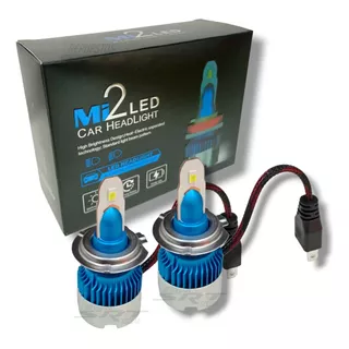 Kit Cree Led H7 Mi2 Chip Csp Luz Baja 30000 Lumens