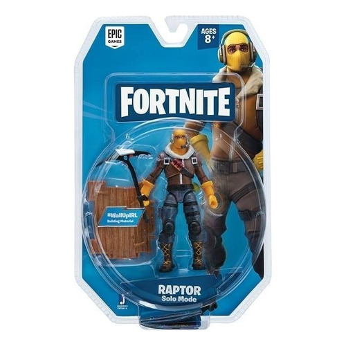 Fortnite Raptor  Flexible Figura Con Accesorios