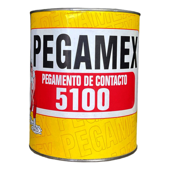 Pegamento Líquido Pegamex 5100 Color Amarillo De 1kg