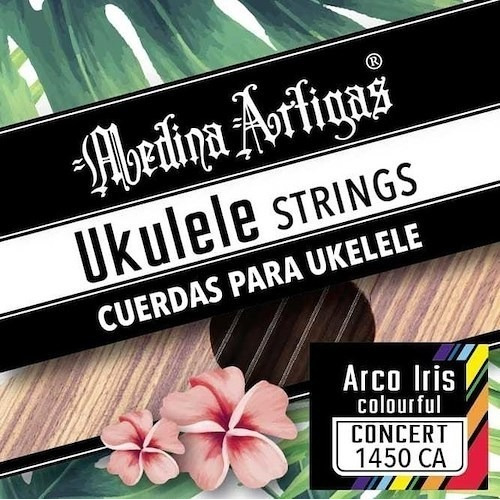 Encordado Ukelele Concert Medina Artigas Arco Iris 1450ca