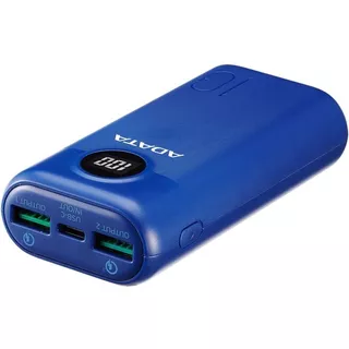 Adata Power Bank Pt100 Bateria Portatil Celulares 10000ma /k Color Azul