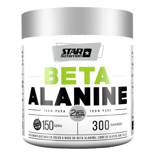 Beta Alanine  En Pote  300 Gramos Star Nutrition