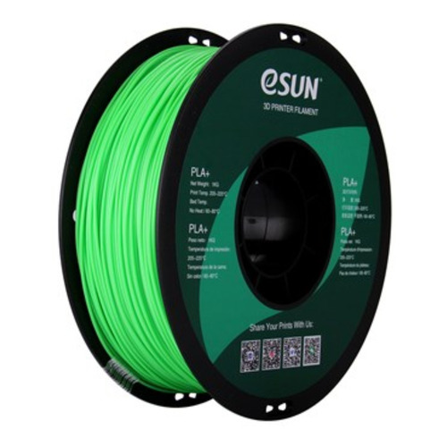 Esun  PLA+ filamento 3D de 1.75mm color peak green