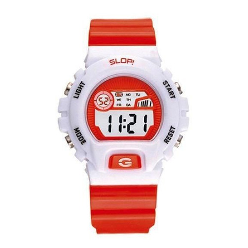 Reloj Slop Para Unisex Color Rojo Sw85664 Color del fondo Blanco