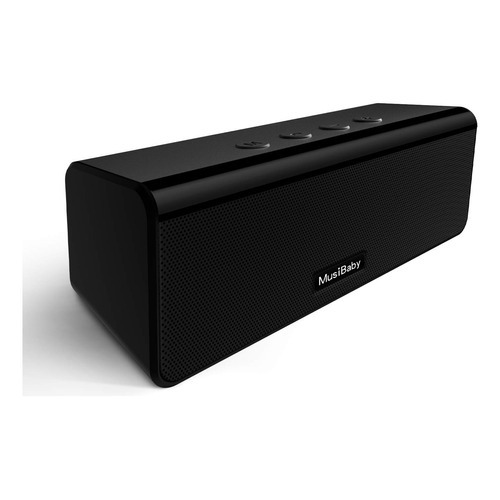 Musibaby - Altavoz Bluetooth, Inalámbrico, Impermeable, Pa. Color Negro