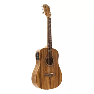 Guitarra Electroacústica De Viaje Bamboo Ga-34 Baby Koa
