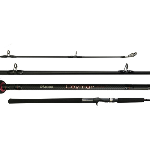 Caña Okuma Ceymar Serie T Baitcast 7 Pies 20-40 Lb 2 Tramos Color Negro