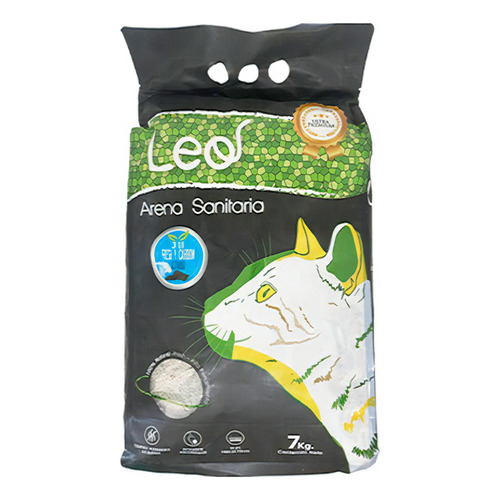 Leo Arena Sanitaria Para Gatos 7 Kg x 7kg de peso neto