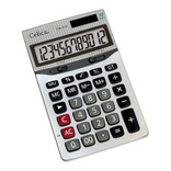 Calculadora Celica Semi Escritorio 12 Digitos - Ca-313 /vc Color Gris