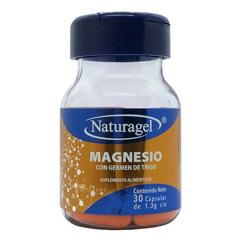 Magnesio Con Germen De Trigo 30 Cápsulas Naturagel