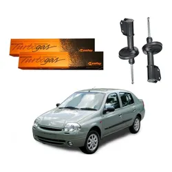  Par Amortecedor Dianteiro Clio Sedan 1.6 1998 A 2002