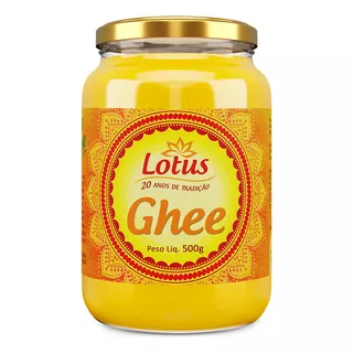 Ghee Lotus - Zero Lactose - 500g - Ayurveda Sabor Tradicional