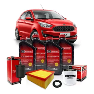 Kit Óleo Motorcraft 5w20 Ford Ka 1.0 1.5 2018 2019 2020 2021