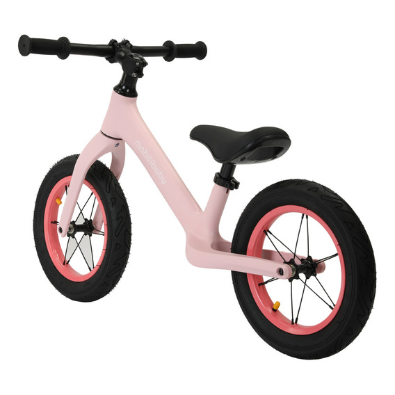 Bicicleta De Equilibrio Sin Pedales De Aprendizaje Bebé Color Rosa Mobilibaby MBBB01