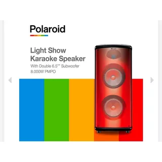 Parlante Polaroid Karaoke Flame 6.5 