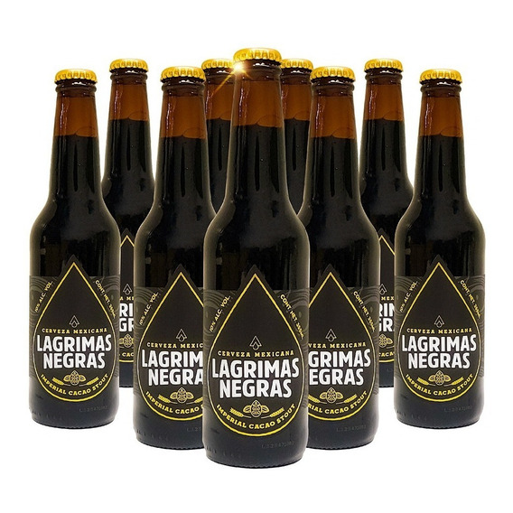 12 Pack Cerveza Lagrimas Negras Imperial Cacao Stout