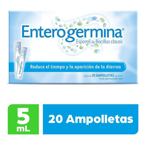 20 Ampolletas De Probioticos Enterogermina Suspensión De 5ml