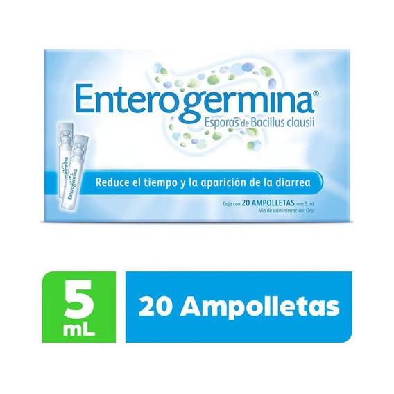 20 Ampolletas De Probioticos Enterogermina Suspensión De 5ml