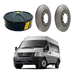  Disco Freio Traseiro Fremax Ford Transit 2.2 2012 A 2014
