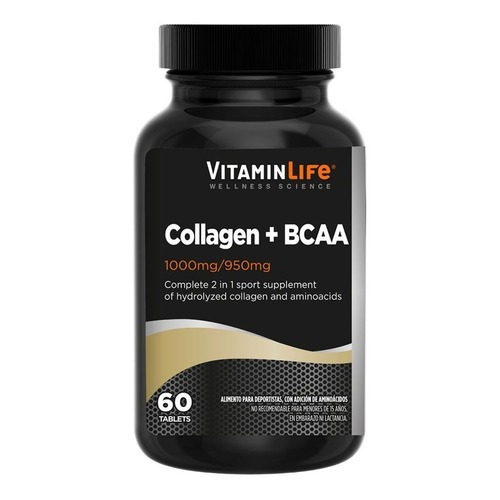 Collagen + Bcaa / Vitamin Life (60 Tabletas