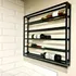 Repisa Para Vinos De Pared Negro