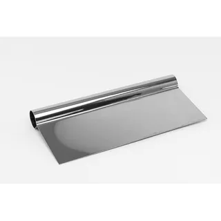 Espátula Tubular 20cm Em Inox Alisar Lateral Corta Massas