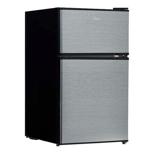 Refrigerador frigobar Midea MRTD04G2NBG silver con freezer 96L 110V