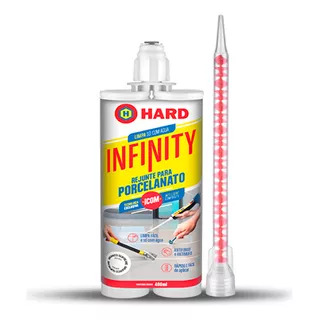 Rejunte Infinity Porcelanato 400ml - Hard Diversas Cores