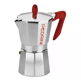 Cafetera Italiana Pedrini Aluminio 6 Pocillos 390 Cc