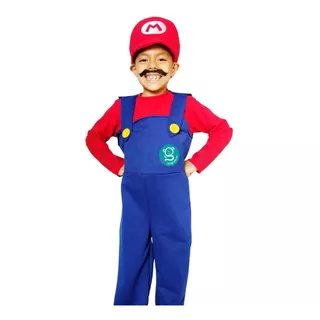 Disfraz Mario Bros Niño Nintendo Disfraces Videojuegos 