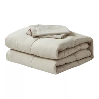 Plumón Novahûs Marnie 1.5 Plazas Color Beige De 220cm X 160cm