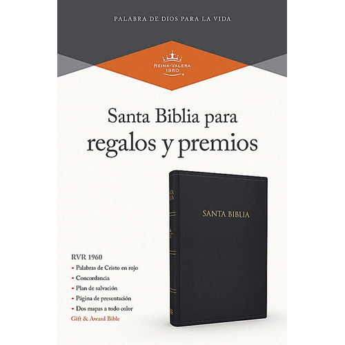 Santa Biblia: Reina-valera 1960 Para Regalos Y Pemios Negro Imitación Piel, De Biblias Holman. Editorial Holman, Tapa Blanda En Español, 2016
