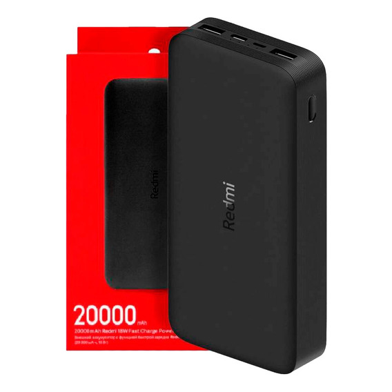 Cargador Xiaomi Redmi Power Bank 20.000 Mah 18w Original