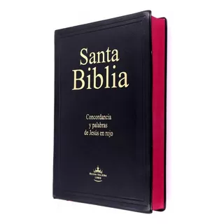 Santa Biblia Rvr 1960 Letra Gigante Vinil Negro