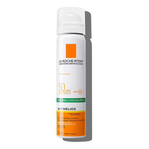 Protector Solar La Roche-Posay Anthelios Anti-Shine Spray 50 SPF Control De Brillo 75 mL Para Pieles Sensibles