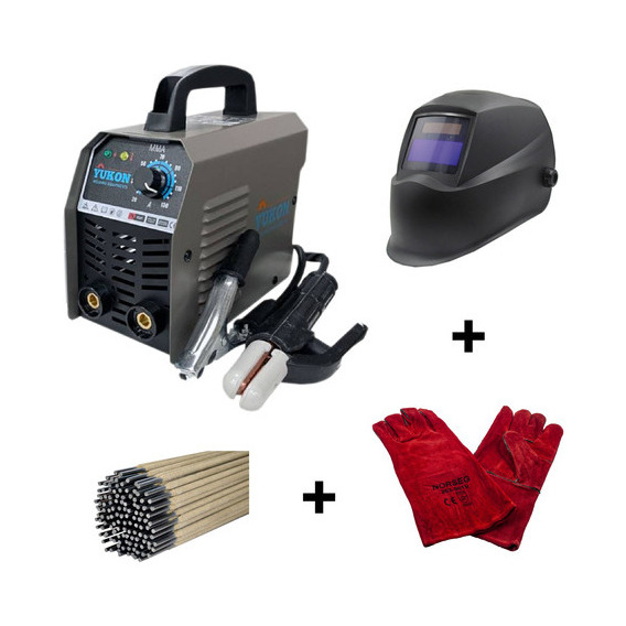 Soldadora Inverter 200amp+careta Fotosense+guantes+electrodo