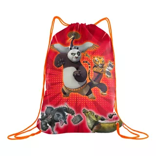 45 Morralitos Dulceros Personalizados Kung Fu Panda!