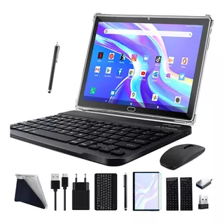 Tablet10.1''hd 64+4 Gb 8-core Memoria Ram Keyboard Pad Wifi
