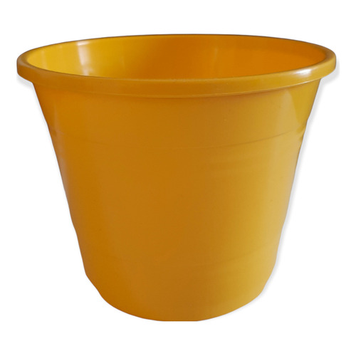 Maceta Plastico Ta Plastic Rocio N30 Color Amarillo