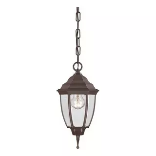  Farol Colgante Clasico Exterior Color Negro