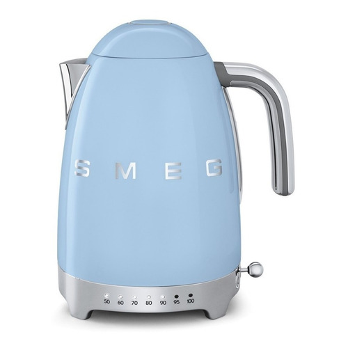 Pava eléctrica Smeg KLF02 50's Retro Style celeste 220V - 240V 1.7L